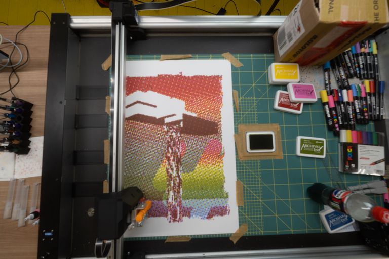 Artwork from project Rubber Stamping Machine